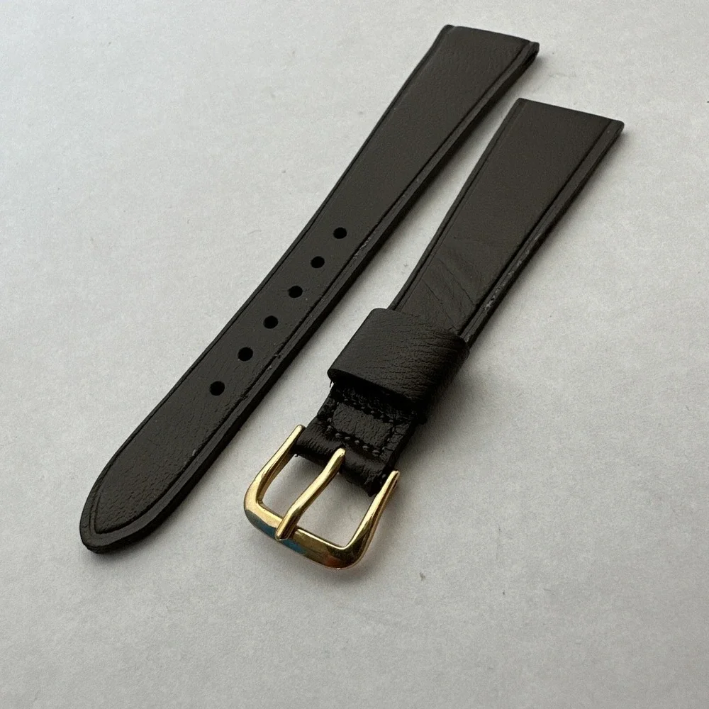 JB Vintage Brown Leather Watch Strap 19.05mm 3/4 Inch Fine Grain Cowhide S3642